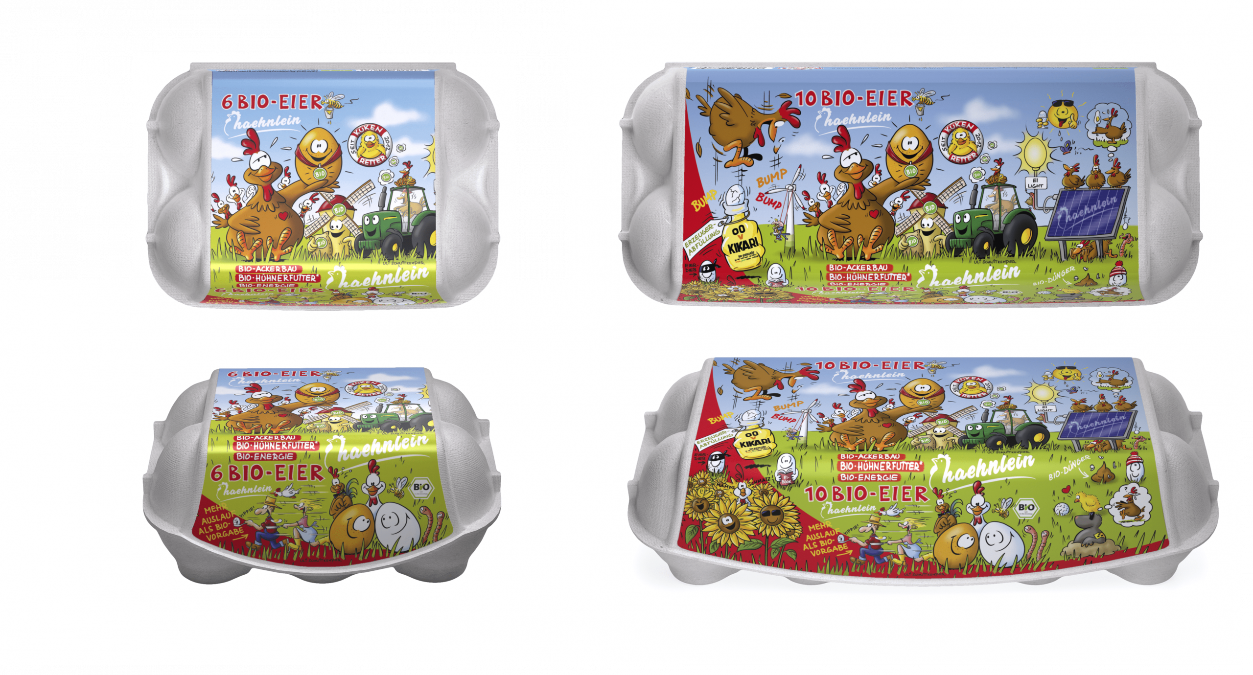 haehnlein Eierpackung für 6 Bio-Eier